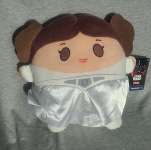 Star Wars Cuutopia Plush Princess Leia, Soft Squishy Pillow Doll, , 10-Inch NWT